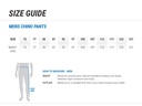 Mens Chino Pants- BS724M - Size Guide