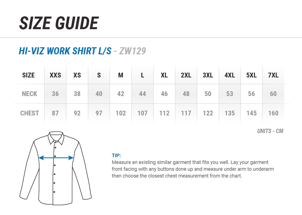 HiVis Work Shirts Long Sleeves